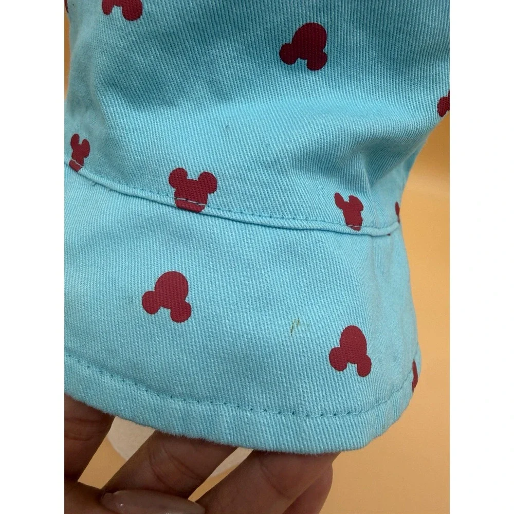 Disney x Junk Food Mickey Mouse Toddler Girls Bucket Hat Blue Red Kids